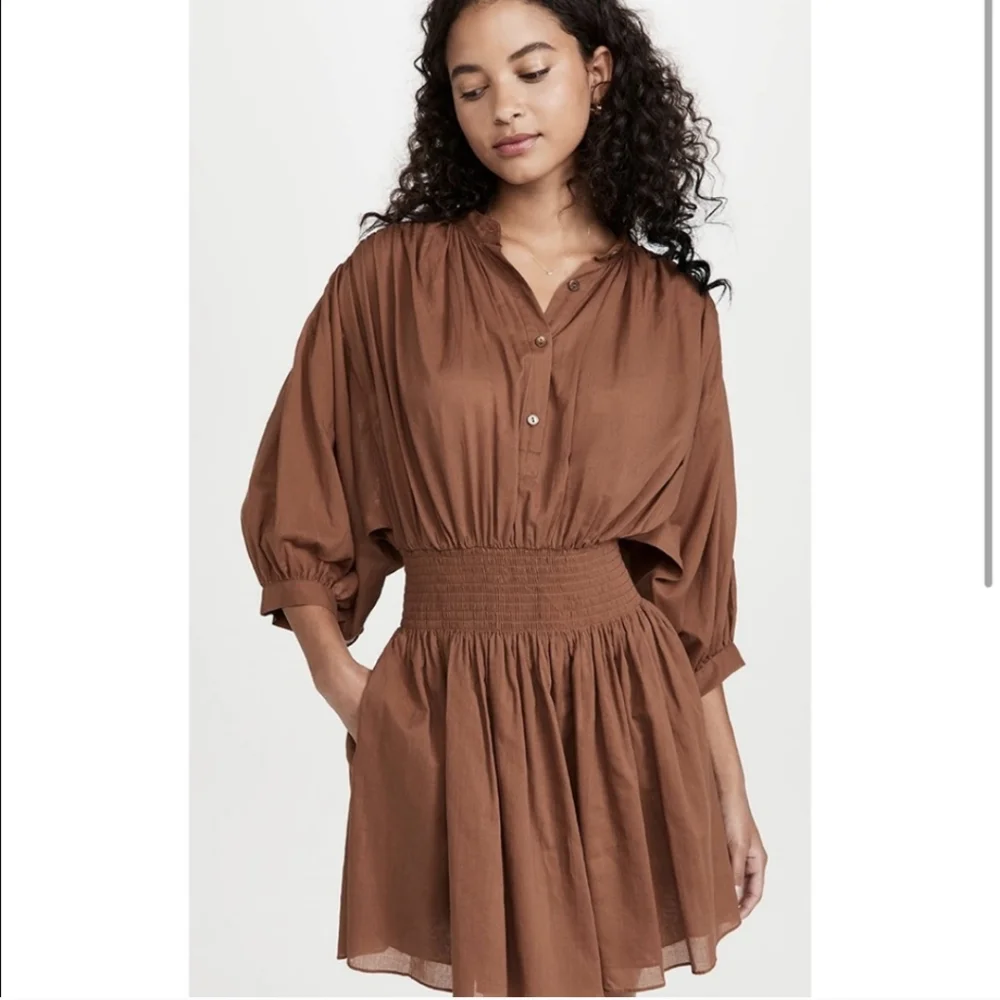 Rebecca Taylor • Voile Mini Shirt Dress - Picture 2 of 12